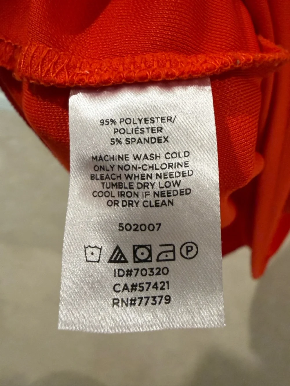 Ann Taylor Red Draped V-Neck Women’s Top - Picture 4 of 4